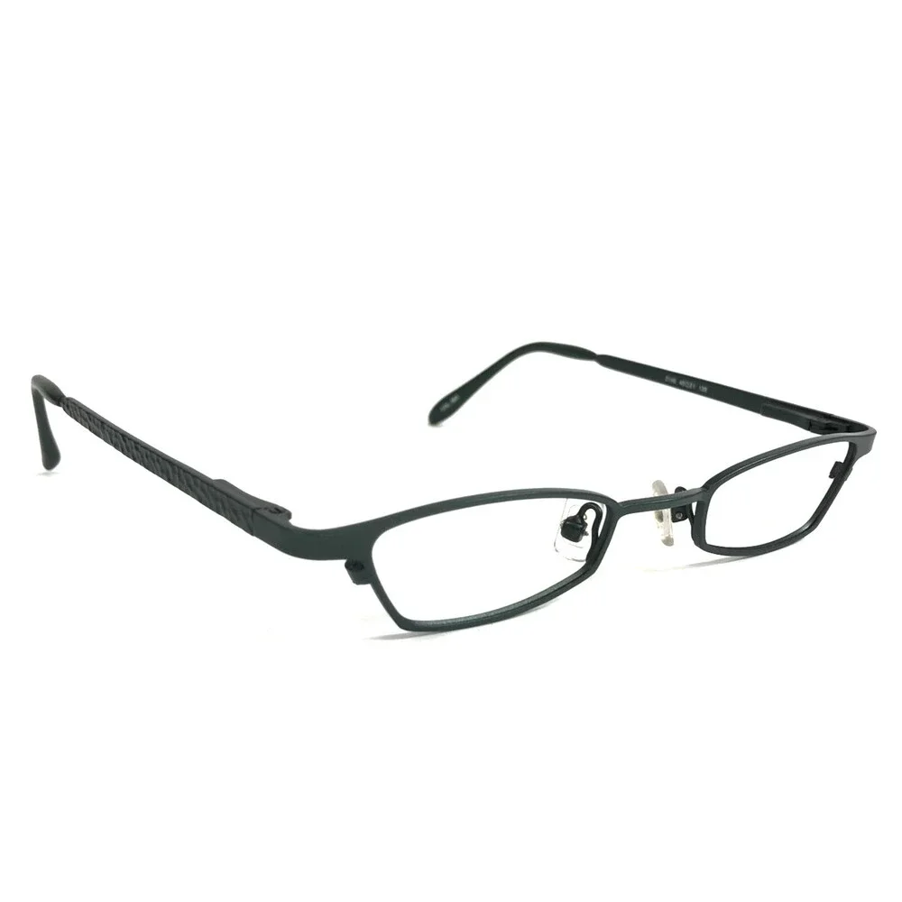 ogi Petite Eyeglasses Frames 2146 COL. 563 Dark Green Rectangle 40-21-135